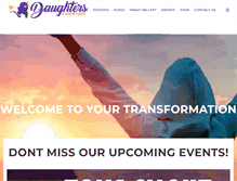 Tablet Screenshot of daughtersofdivinepower.com